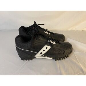 Spot Bilt Monster Cleats Baseball Umpire Black And White SB478-1 Size 9